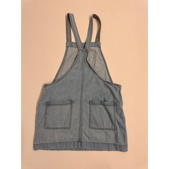 Universal Threads Women's Denim Overall Dress Size M Light Wash Pockets - Picture 4 of 5